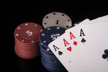 Obraz premium poker aces