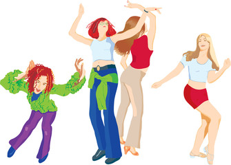 Dancing girls