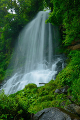 Fototapeta premium Yokoya valley near the Oku-Tateshina Hot Spring Village in Nagan