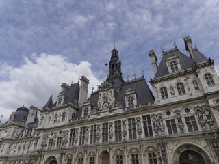 Fototapeta na wymiar パリ市庁舎 オテル・ド・ヴィル