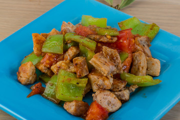 Stir fried pork