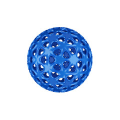 blue abstract ball