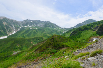Mt.Tateyama in the Northern Japan Alps, Toyama, Japan