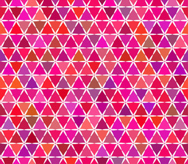 Vector seamless pattern in colorful stained glass