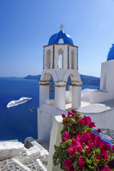 Obraz premium Oia village in Santorini island, Greece