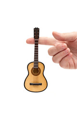 Obraz premium guitar on the white background