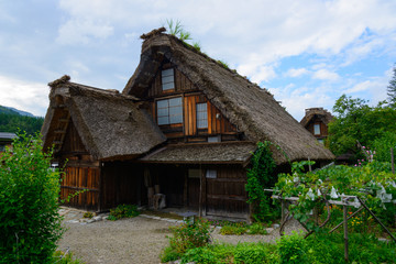Plakat Historic Village of Shirakawa-go in summer