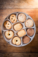 Many shapes cookie in the box