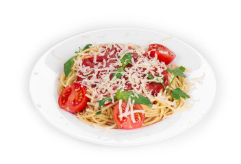 Pasta with tomato sauce