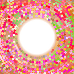 colorful polka dots background