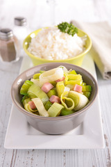 rice and vegetables
