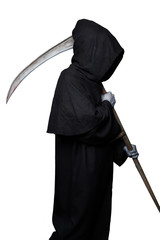 Halloween character: grim reaper