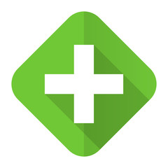 Obraz premium plus flat icon cross sign