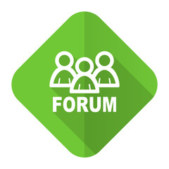 forum flat icon