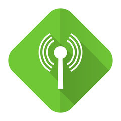wifi flat icon wireless network sign