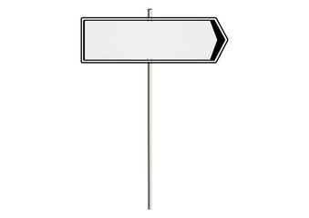 Fototapeta premium Blank road sign