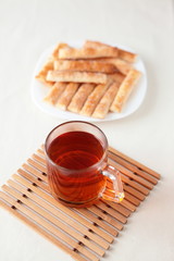 чай с печеньем