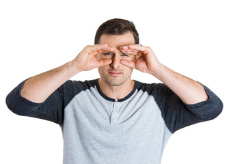 Fototapeta premium Curious man 