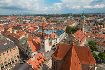 Fototapeta na wymiar Old Town Munich in Germany