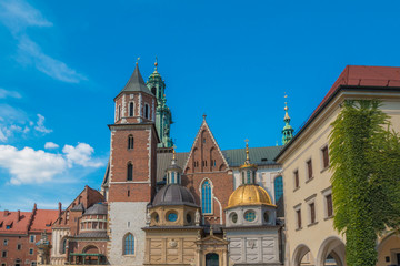 Fototapeta na wymiar Church in Wawel Castle Krakow Poland
