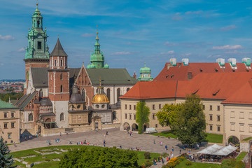 Fototapeta na wymiar Castle in Krakow Poland