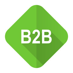 b2b flat icon