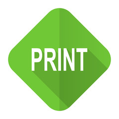 print flat icon