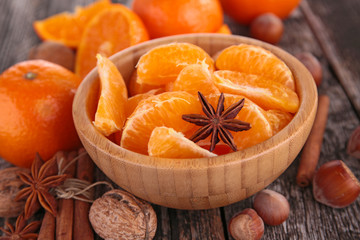 orange and spices
