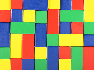 Bunte Bausteine, Bauklötze als Hintergrund, Textur