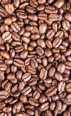 Roasted coffee bean background