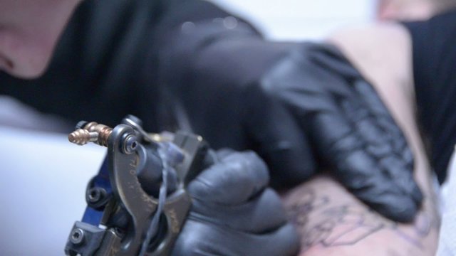 Drawing a tattoo