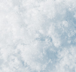 Fototapeta na wymiar snow as a background. close-up