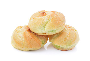 Cream Puff on white background