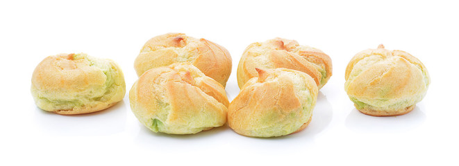 Cream Puff on white background