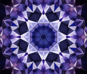 Ethnic pattern. Abstract kaleidoscope