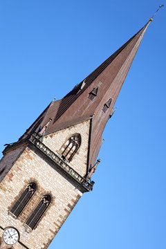 Kirchturm der Neustadtkirche St. Johannes Baptist, Warburg