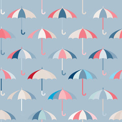 Obraz premium seamless background with umbrellas for your design