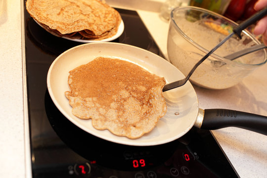 Flaxseed meal pancake