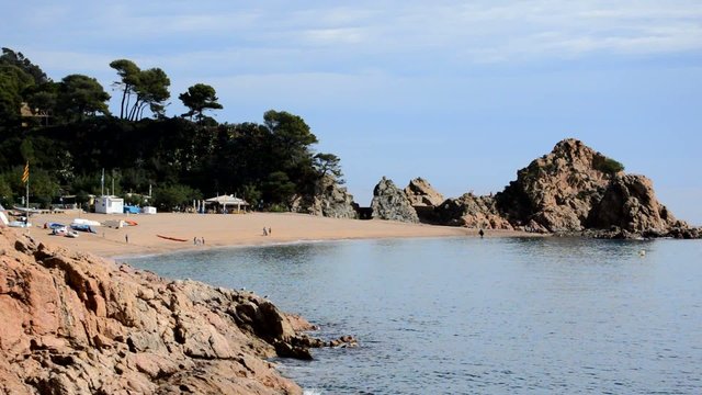 Beach Empty in Beautiful Weather
