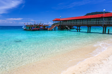 Plage sur les iles Perhentiana
