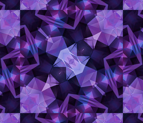 Ethnic pattern. Abstract kaleidoscope