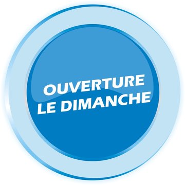 bouton ouvert le dimanche