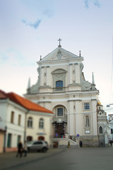 Obraz premium Vilnius tilt-shift