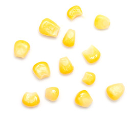 corn on a white background. close-up © schankz