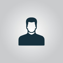 Male avatar profile picture - vector