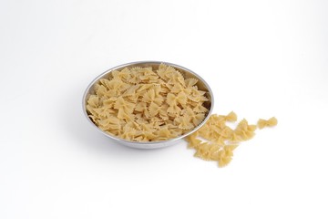 pasta to be cooked in flat steel