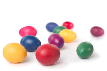 Colored Easter eggs