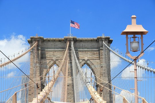 Brooklyn Bridge, NY - Powered by Adobe