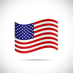 USA Flag Illustration