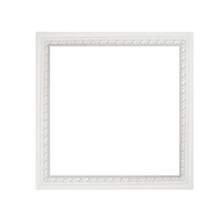 architectural square white frame molding